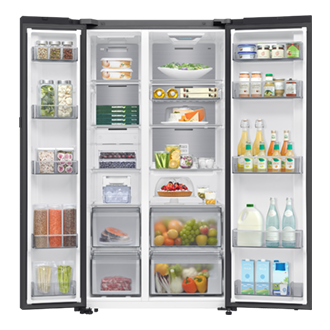 front-open-with-food Clean Black