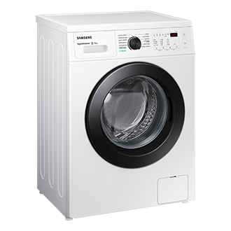 7kg WW4100A Front load Washer and Dryers with EcoBubble™ and Hygiene Steam WW60AK4S00CELT L-Perspective White 
