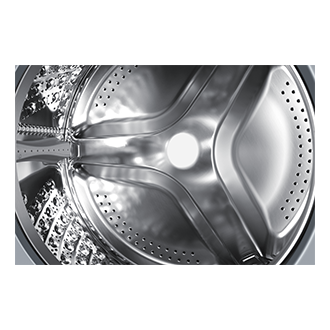 7kg WW5100A Front load Washer and Dryers with EcoBubble™ and Super Speed WW70AKAS22 Detail-Drum Refined Inox 