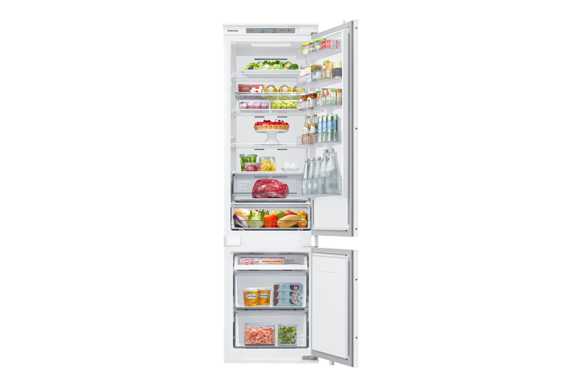 front-open-with-food White