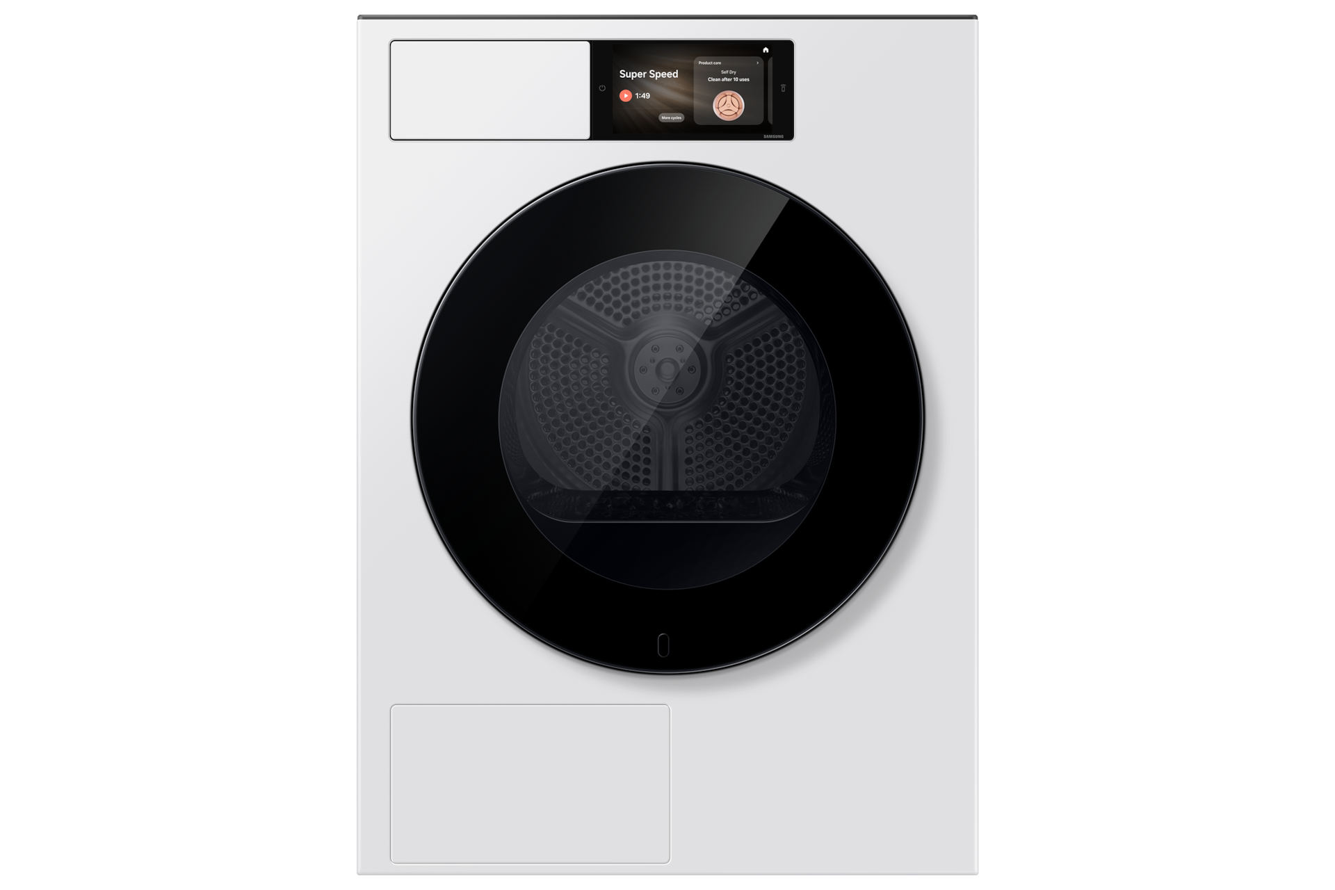 Front loading Dryer Smart Screen and On Device Bixby 10kg DV90H10G3 Front White 