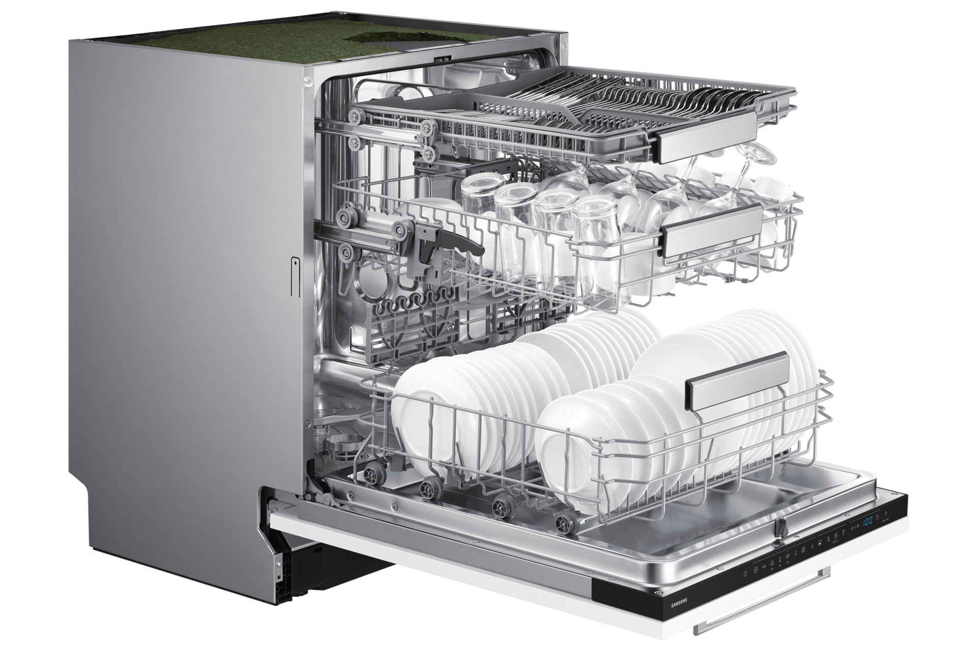 DW70HM/24 Full Built-in Dishwasher Energy Efficiency Class C and Flex Load  DW70H73WCB0WT Dynamic1 White 