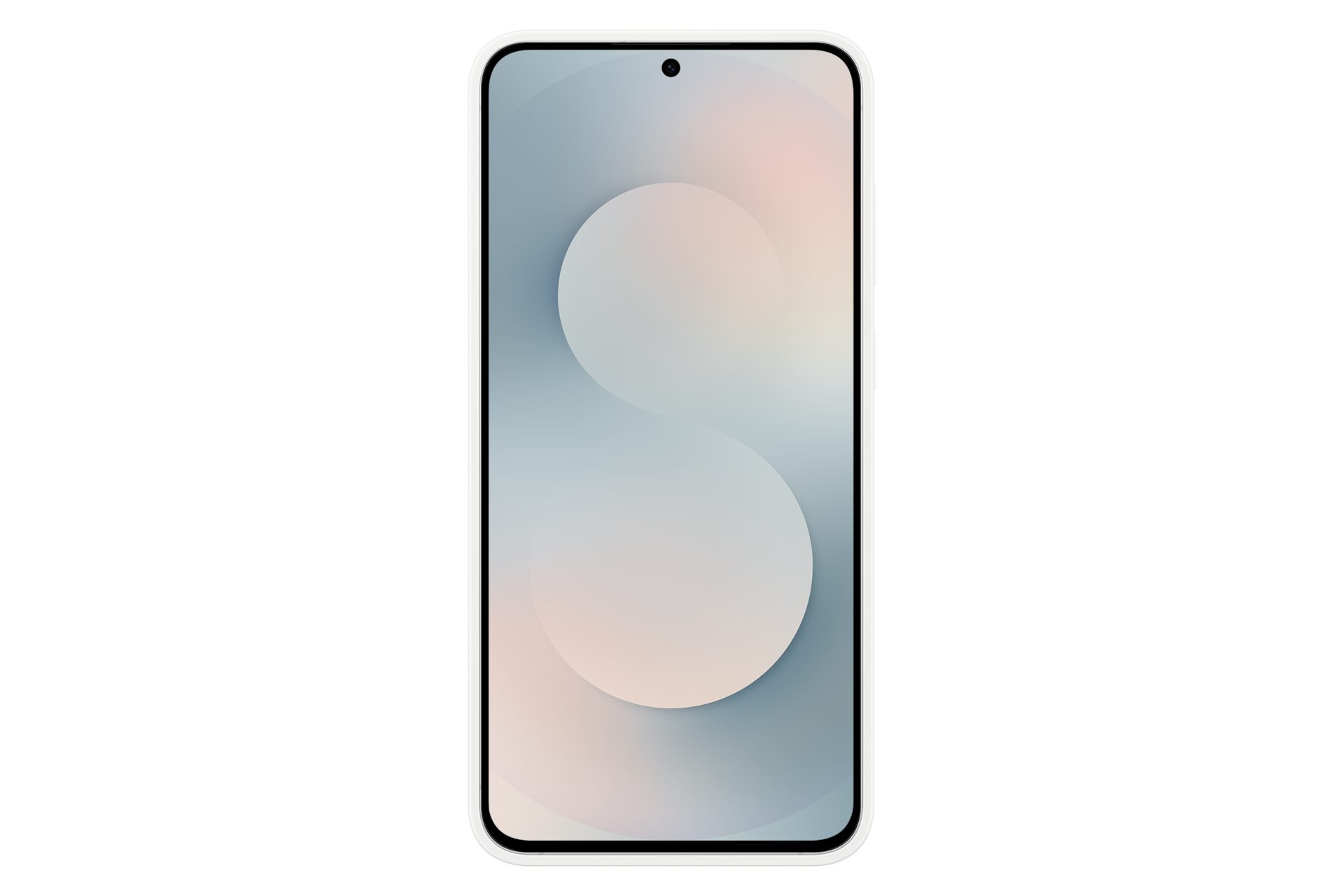 Galaxy S25 FE Silicone Case Back White 