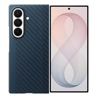 Galaxy Z Fold8 Ultra Carbon Magnet Case Front2 Blue 