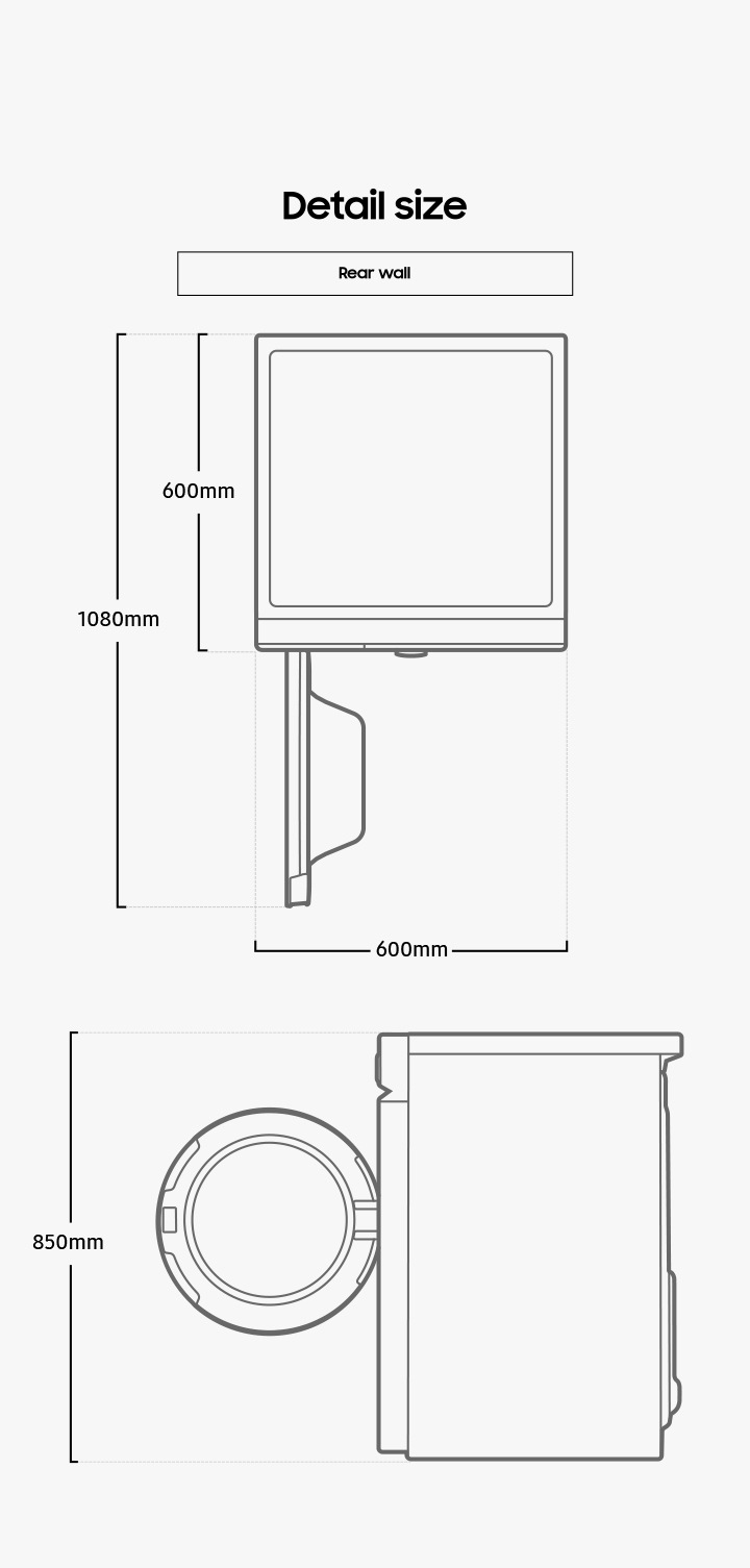 DV7400B Сушильная машина с технологией AI Dry белый | Samsung Казахстан