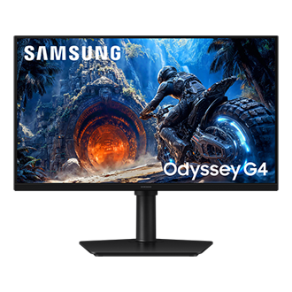 25/27 Inch Odyssey G4 G40H FHD 300Hz Gaming Monitor HG400EIXCI Front2 Black 
