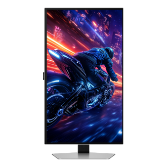 27" Odyssey OLED G6 G60SF QHD 500Hz Gaming Monitor LS27FG602SIXCI Pivot Silver 