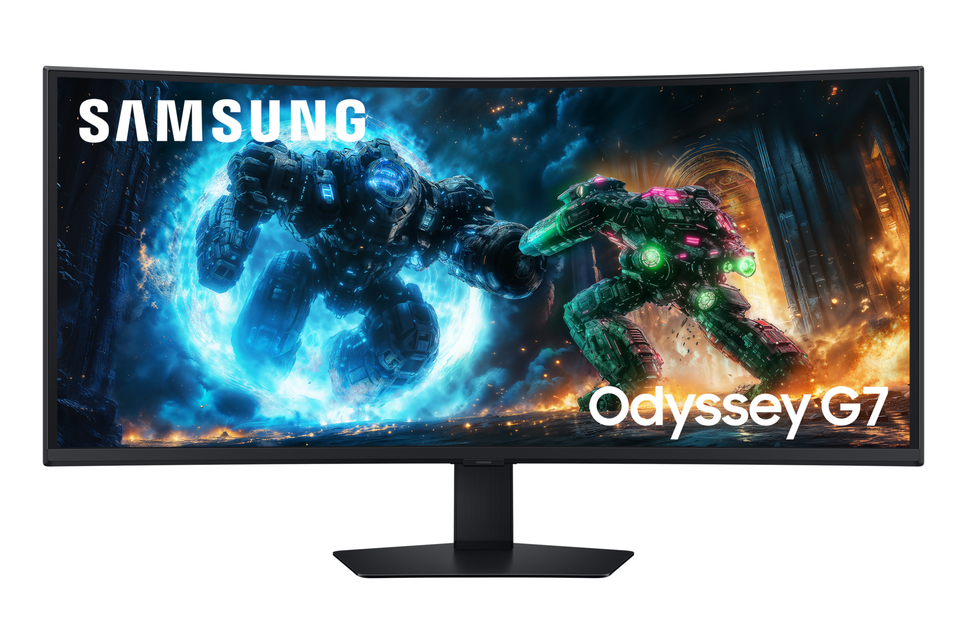 40" Odyssey G7 G75F WUHD 180Hz Gaming Monitor LS40FG756EIXCI Front2 Black 