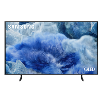 {Size}" QLED Q8F 4K Samsung Vision AI Smart TV (2025) Front2 Titanium Gray 