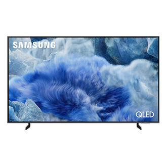 {Size}" QLED Q8F 4K Samsung Vision AI Smart TV (2025) Front2 Titanium Gray 
