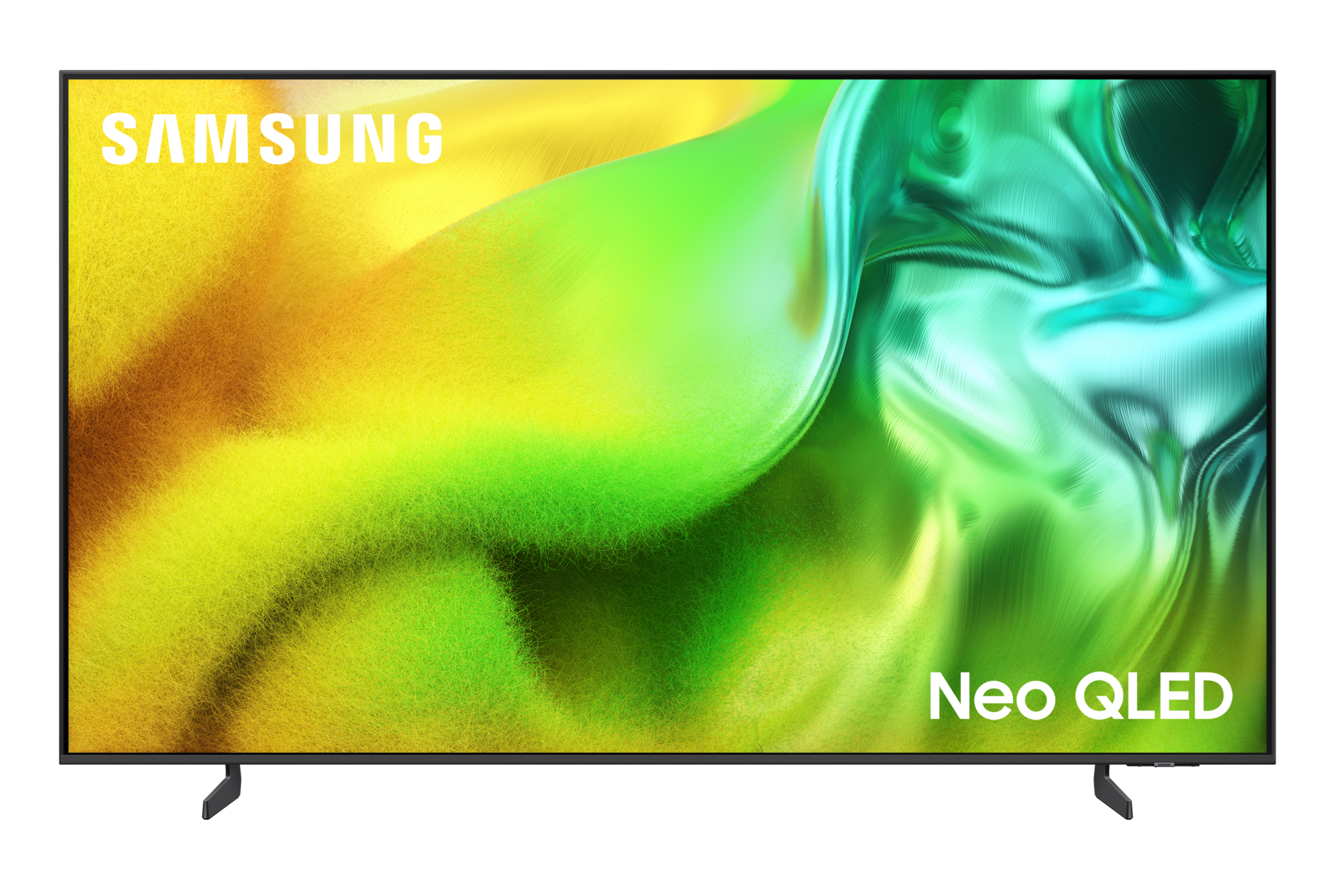 {size}" Neo QLED QN1EH 4K Samsung Vision AI Smart TV (2026) Front2 Titanium Gray 