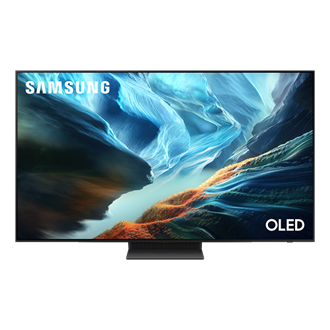{size}" OLED S90H 4K Samsung Vision AI Smart TV (2026) S90HAUXCE Front2 Graphite 