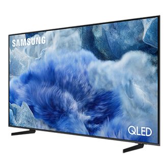 {Size}" QLED Q8F 4K Samsung Vision AI Smart TV (2025) R-Perspective2 Titanium Gray 
