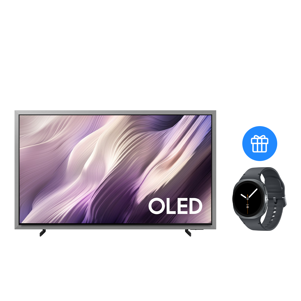77" OLED S95H 4K Смарт ТВ с Samsung Vision AI (2026) Silver