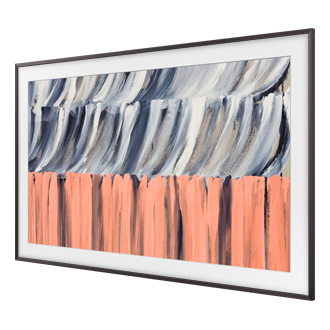 98" The Frame LS03HE 4K Samsung Vision AI Smart TV (2026) R-Perspective5-with-bezel-Amber-Blown Black 