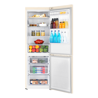 front-open-with-food Beige Wood
