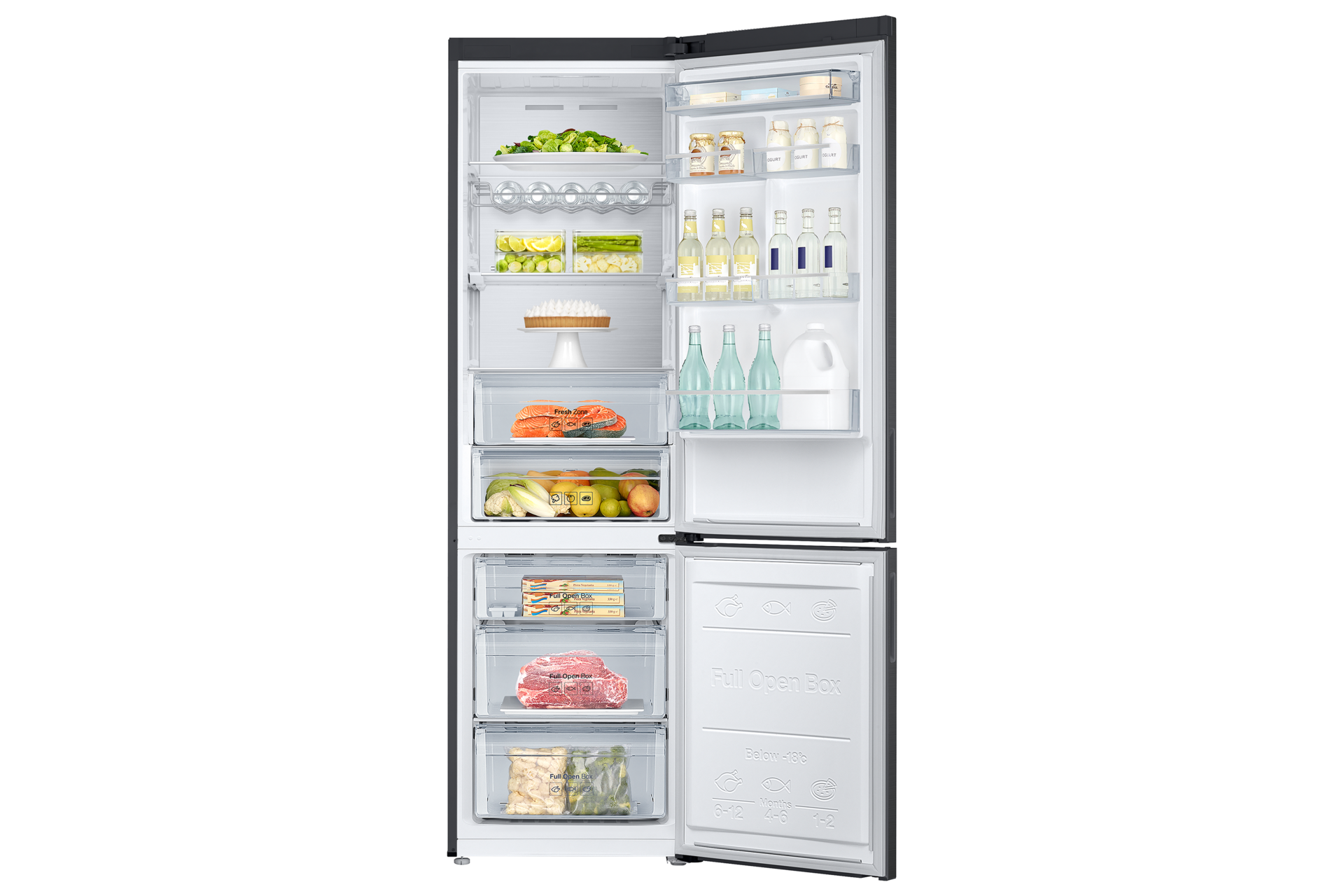 front-open-with-food Black