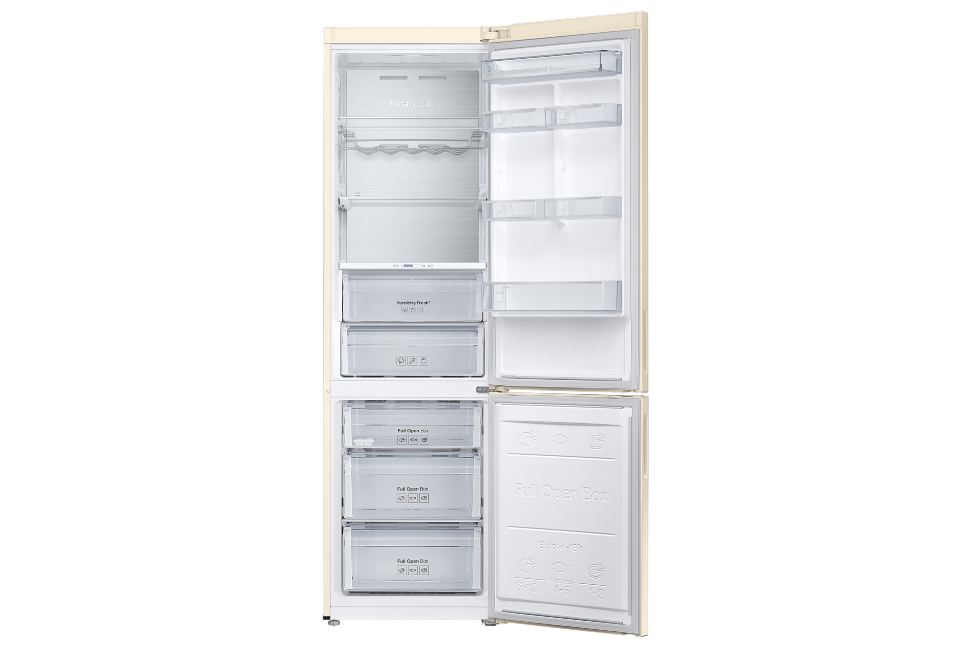 front-open Beige