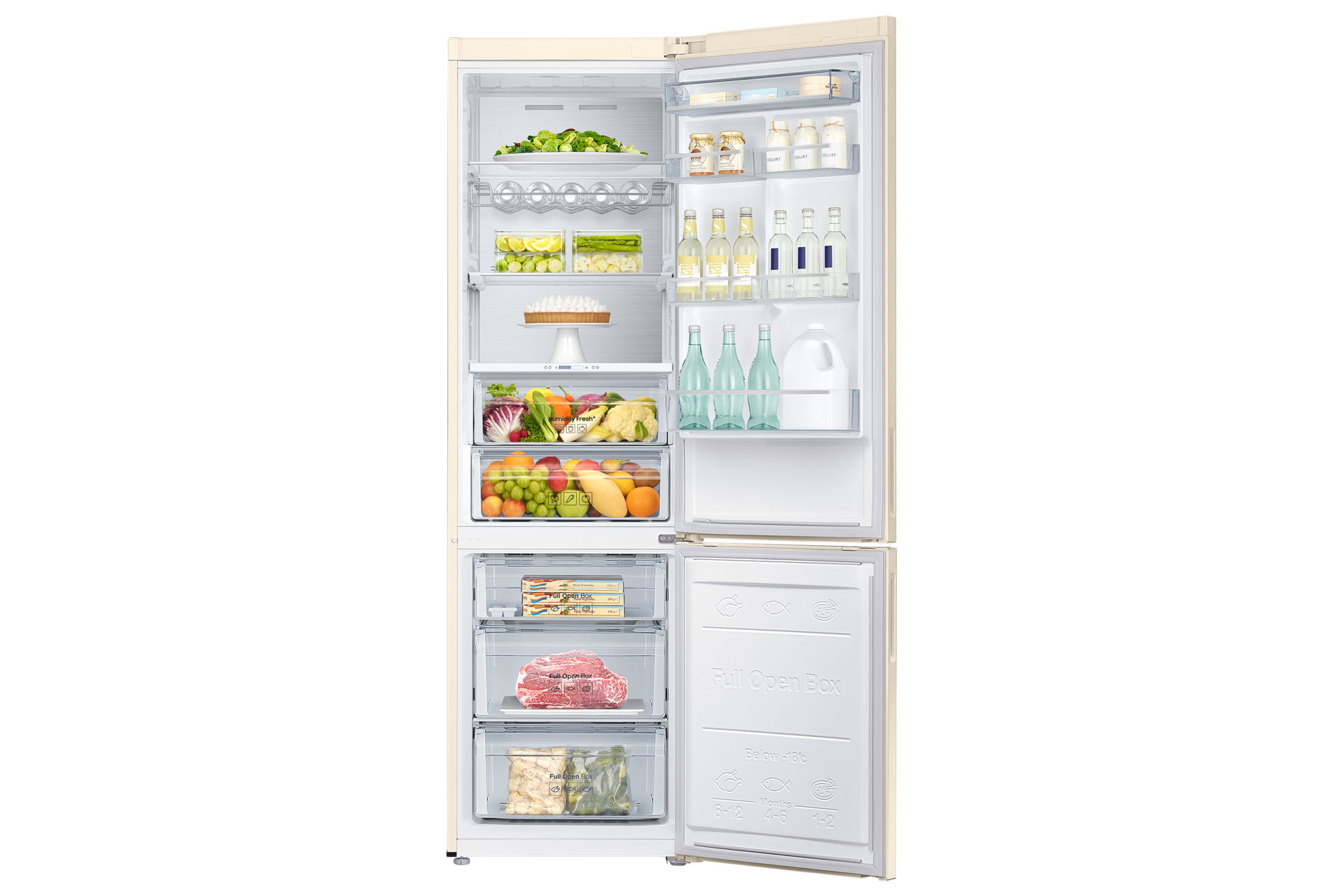 front-open-with-food Beige