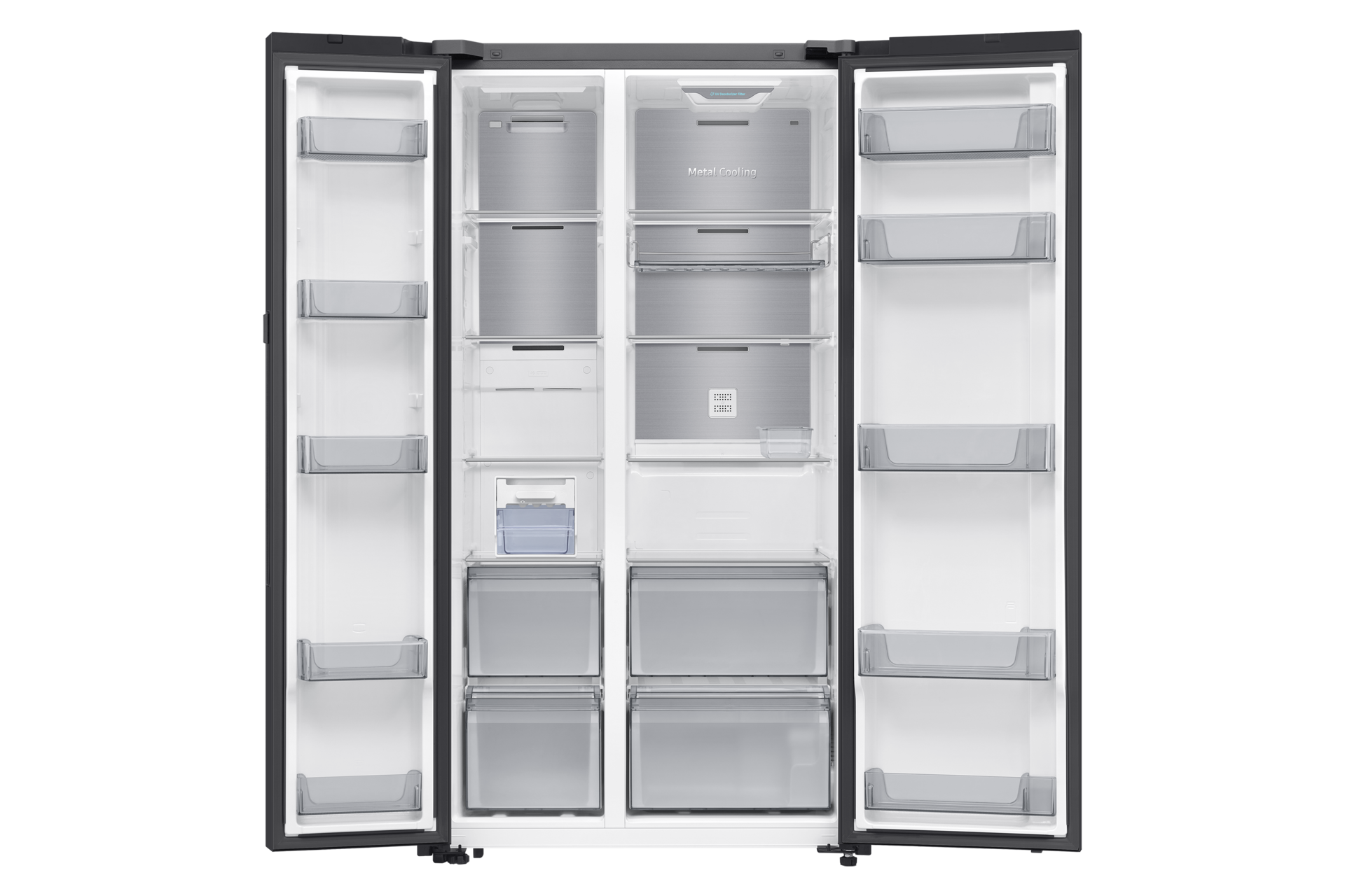 front-open-without-food Clean Black