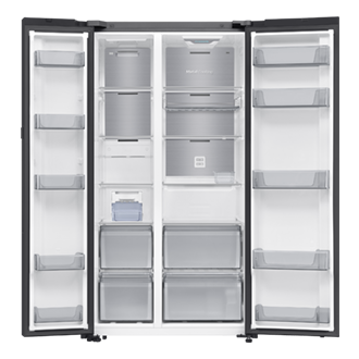 front-open-without-food Clean Black