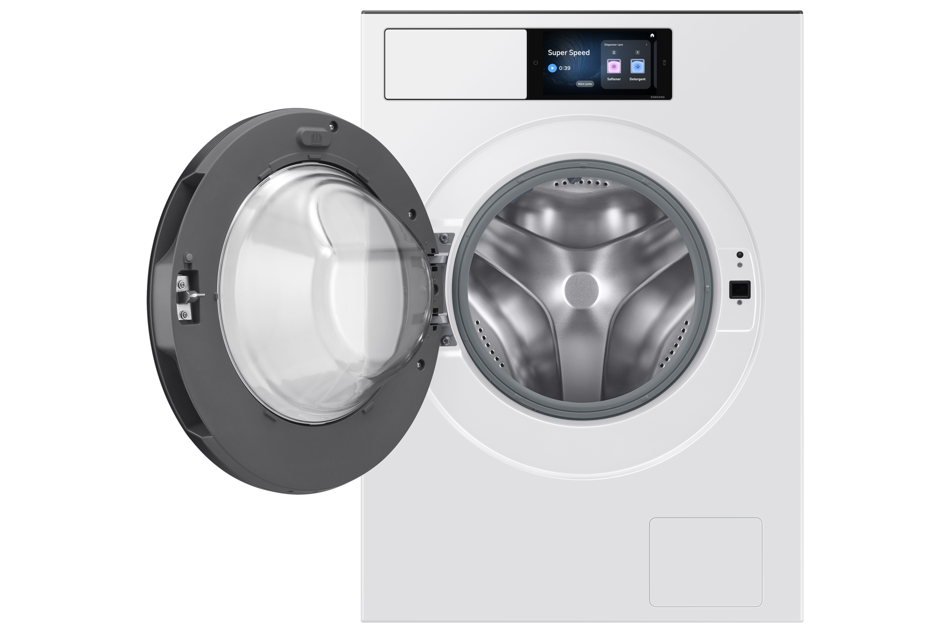 Front loading Washer Smart Screen and On Device Bixby 11kg WF90H11C4 Front-Open White 