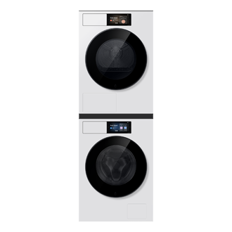 Front loading Washer Smart Screen and On Device Bixby 11kg WF90H11C4 Stack-Front-Door-Closed White 