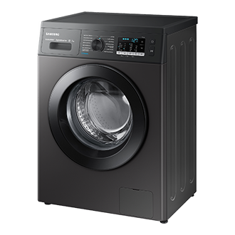 7kg WW5100A Front load Washer and Dryers with EcoBubble™ and Super Speed WW70AK5S21 R-Perspective Refined Inox 