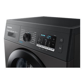 7kg WW5100A Front load Washer and Dryers with EcoBubble™ and Super Speed WW70AK5S21 Panel-Control Refined Inox 