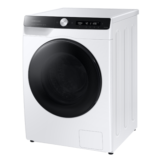 8kg WW6100A Front load Washer and Dryers with EcoBubble™ and AI Control WW80AK6L28 R-Perspective White 