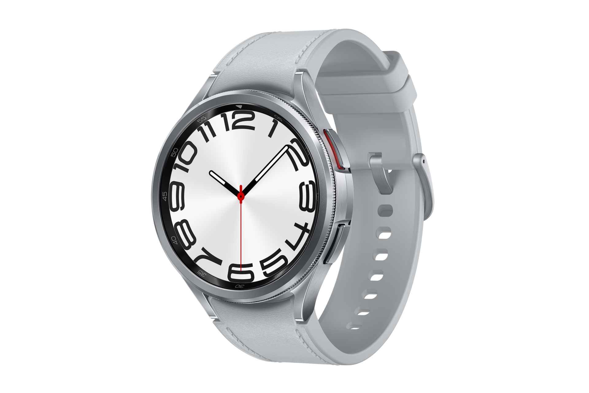 Para Samsung Galaxy Watch 6 Classic 47 mm 20 mm Correa de reloj de silicona  con
