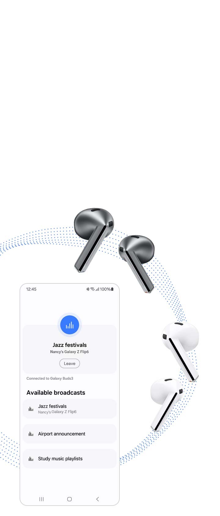 Galaxy Buds3 White | Samsung Latinoamérica