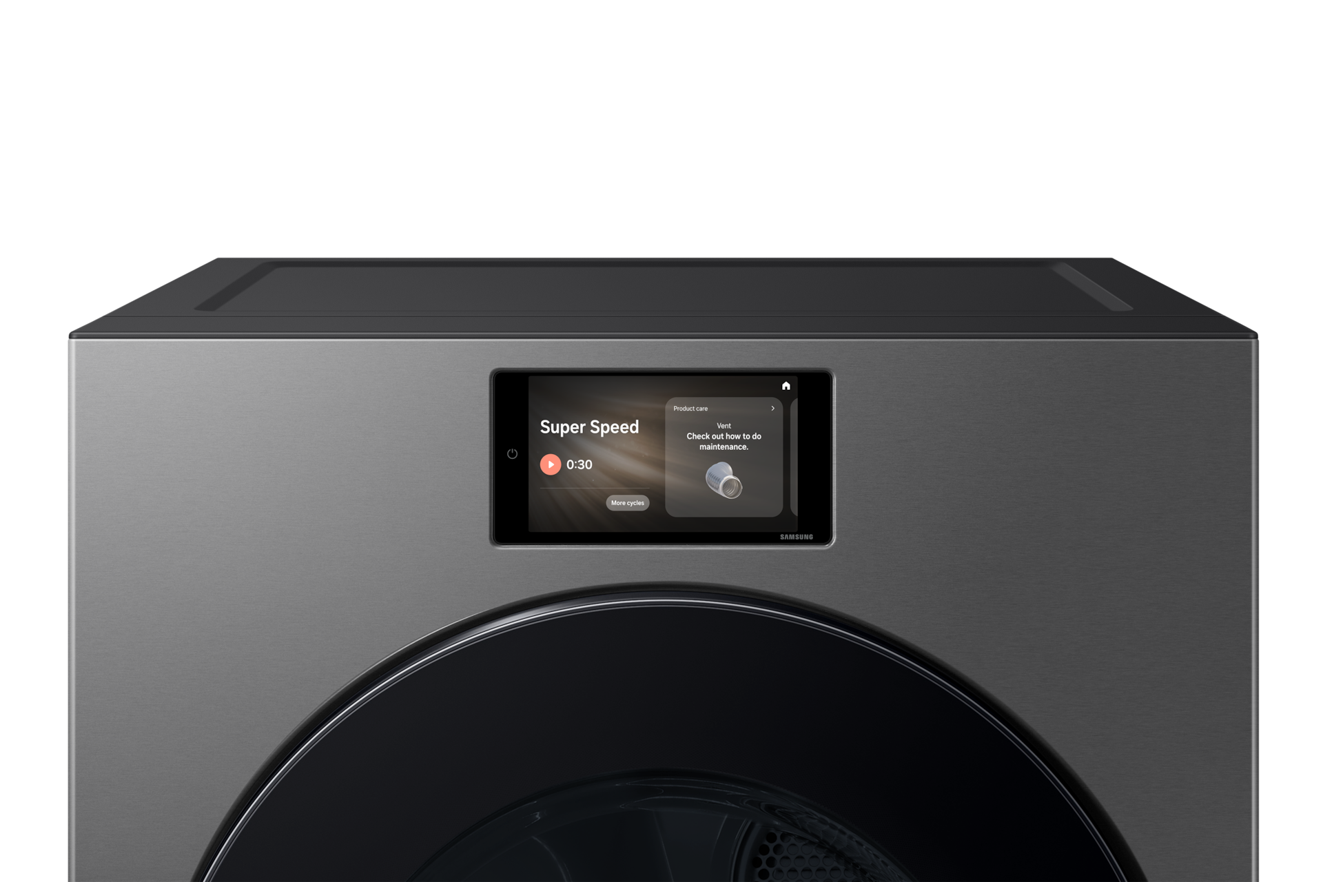 Bespoke AI Laundry Dryer AI Home 7.6 cubic feet Detail Gray 