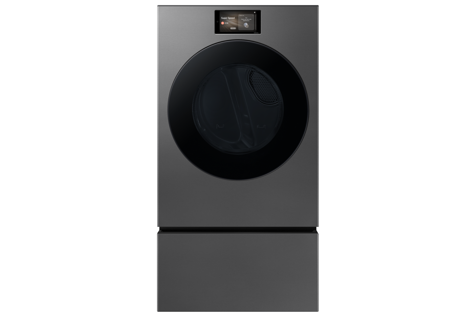 Bespoke AI Laundry Dryer AI Home 7.6 cubic feet Front2 Dark Gray 