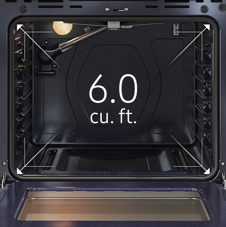 Gas stove Samsung NX60A6115SS/AP Grey - Large capacity