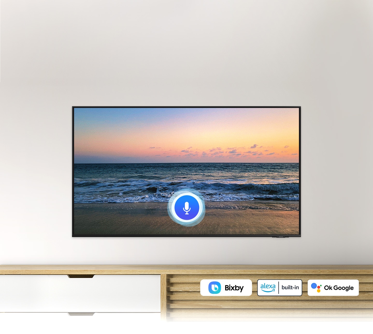Samsung 75" AU8200 Crystal UHD 4K Smart TV (2021) Gray - Bixby