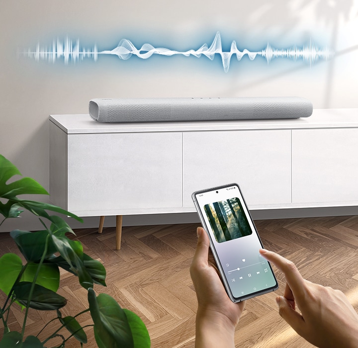 Barra de sonido Samsung Gris HW-S61A 5.0 canales - Modo música