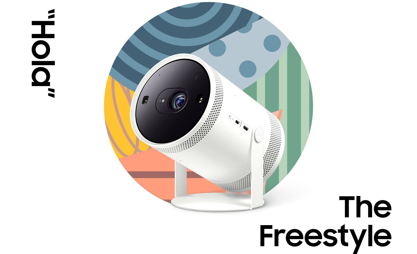 Samsung Proyector 100 Portátil FHD The Freestyle SPLSP3BLA Blanco