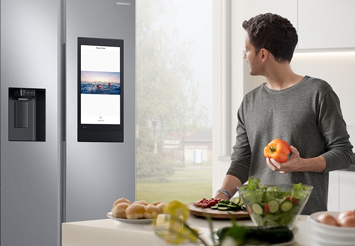 Look at your phone or TV and continue cooking.