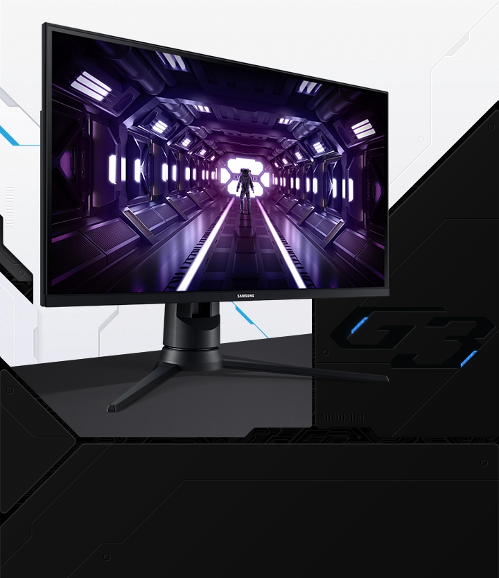 SAMSUNG Odyssey serie G3 - Monitor de videojuegos FHD 1080p de 27 pulgadas,  144 Hz, 1 ms, diseño sin borde de 3 lados, compatible con VESA, soporte