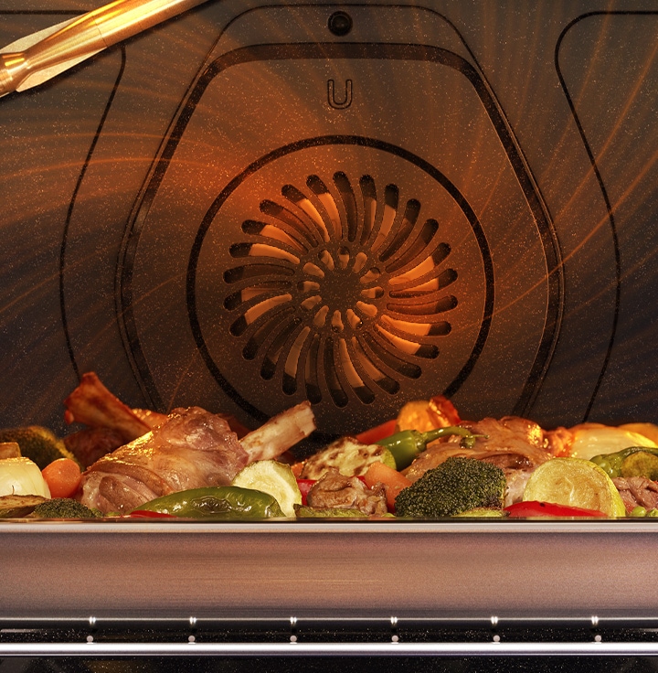 Comidas más elaboradas y sabrosas — Convección por ventilador