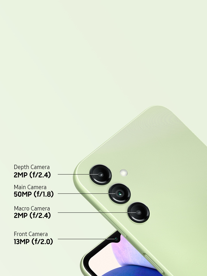  SAMSUNG Galaxy A14 5G (64GB, 4GB) 6.6 pulgadas 90Hz, octa-Core,  cámara triple de 50 MP, US 5G / Global 4G Volte (totalmente desbloqueado  para Verizon, T-Mobile, AT&T, Global sin logotipo) A146U1 (