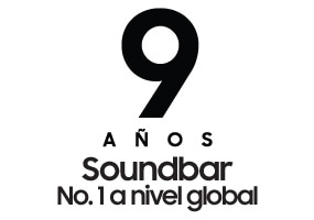 Samsung TV ha sido clasificada como la marca de soundbars número uno en ventas durante 9 años consecutivos por Omdia.