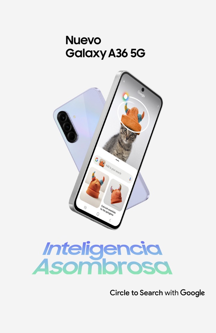 Galaxy A36 5G Awesome Lavender 128GB | Samsung Latinoamérica