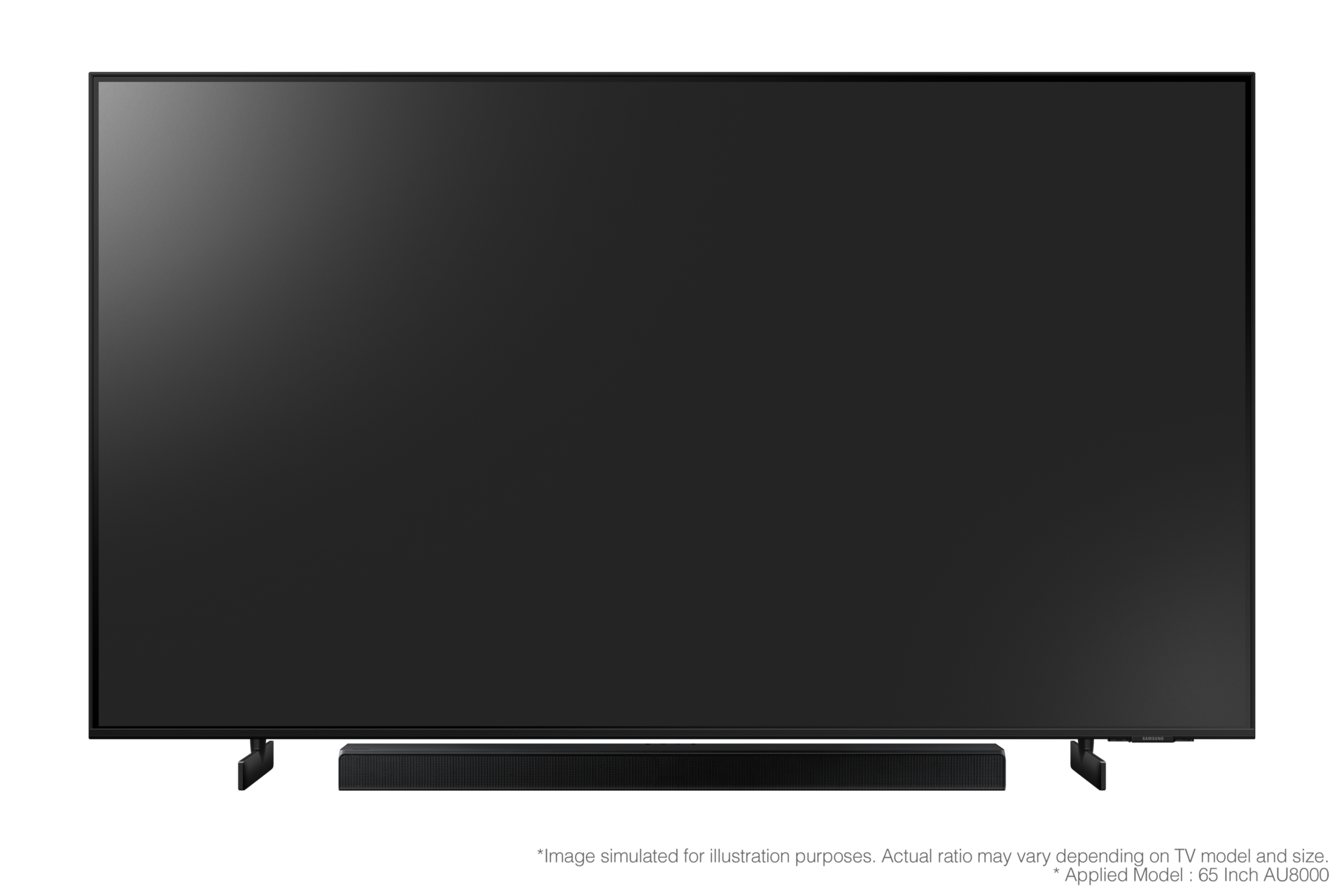with-tv-front Black
