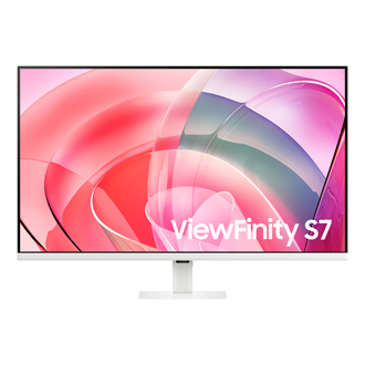 32" ViewFinity S7 S70D UHD Monitor  Front White 