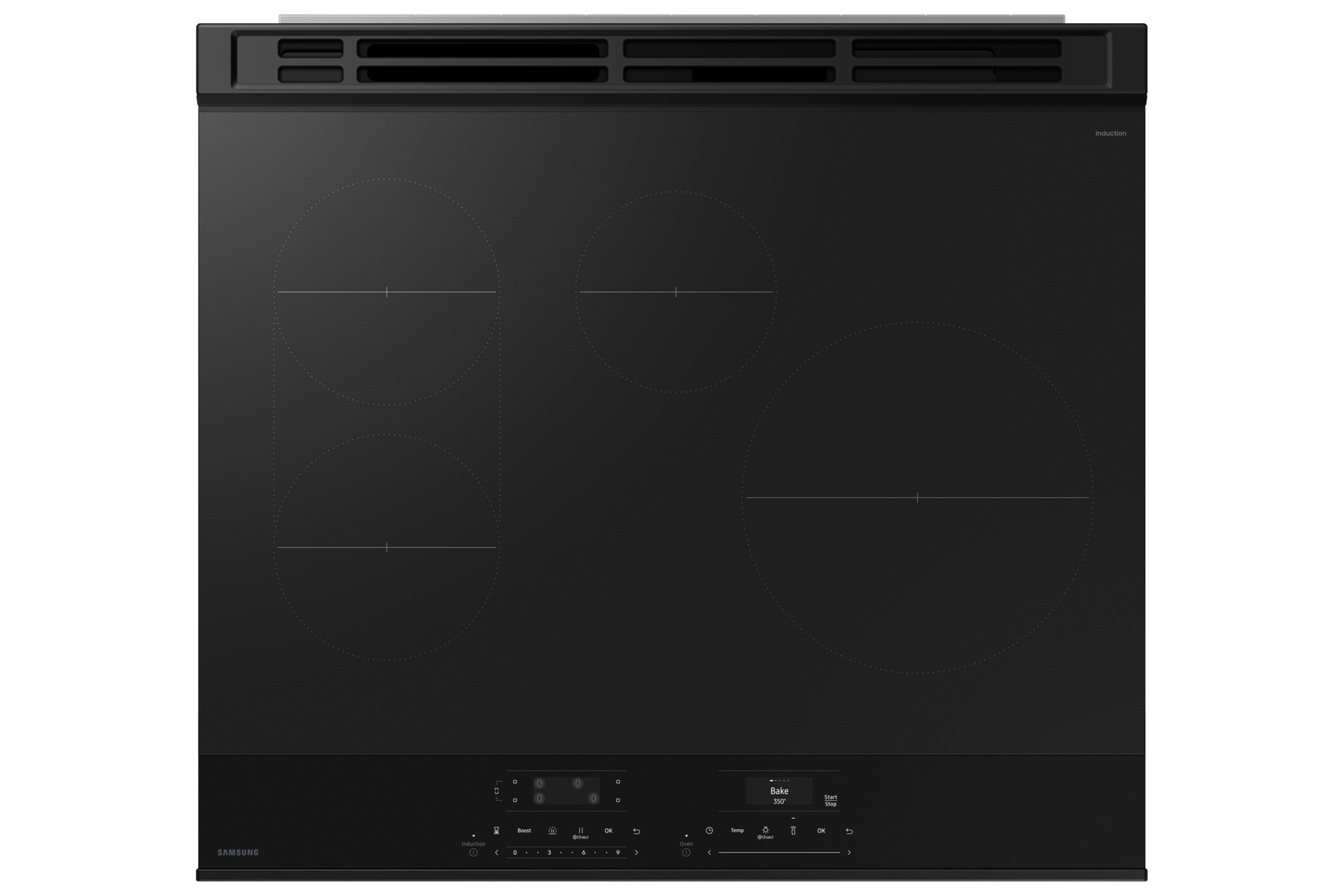 NE9000D Electric Range with  Ambient Edge Lighting Top Stainless Steel 