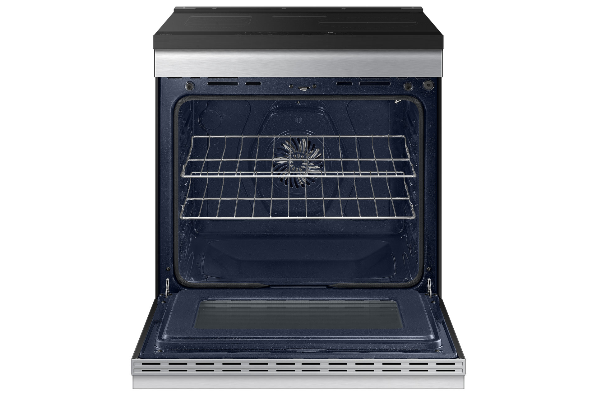 NE9000D Electric Range with  Ambient Edge Lighting Front-Open Stainless Steel 
