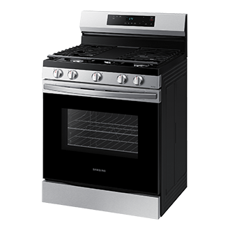 Estufa a Gas Samsung NX60A6115SS/AP Gris - Perfil derecho