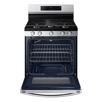 Estufa a Gas Samsung NX60A6115SS/AP Gris - Parte interior